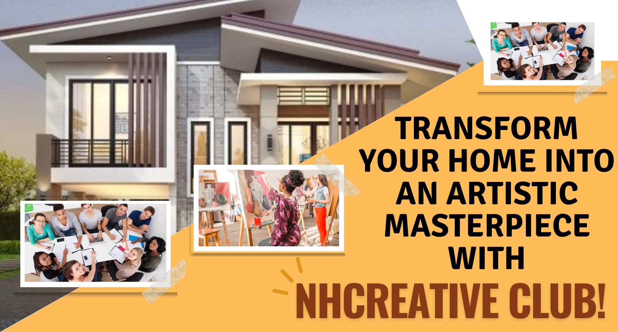 Transform Your Home into an Artistic Masterpiece with NHCreative Club!